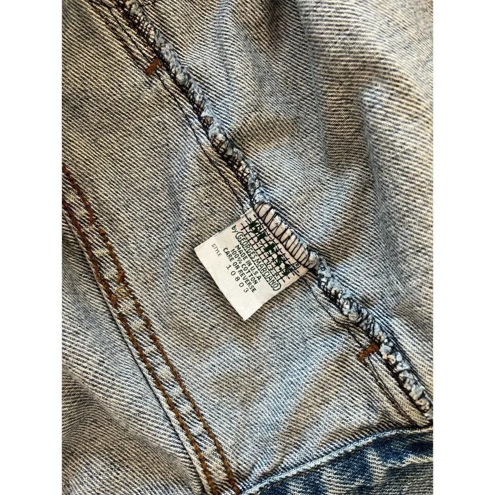 ‎Vintage Guess men’s jeans jacket size XL